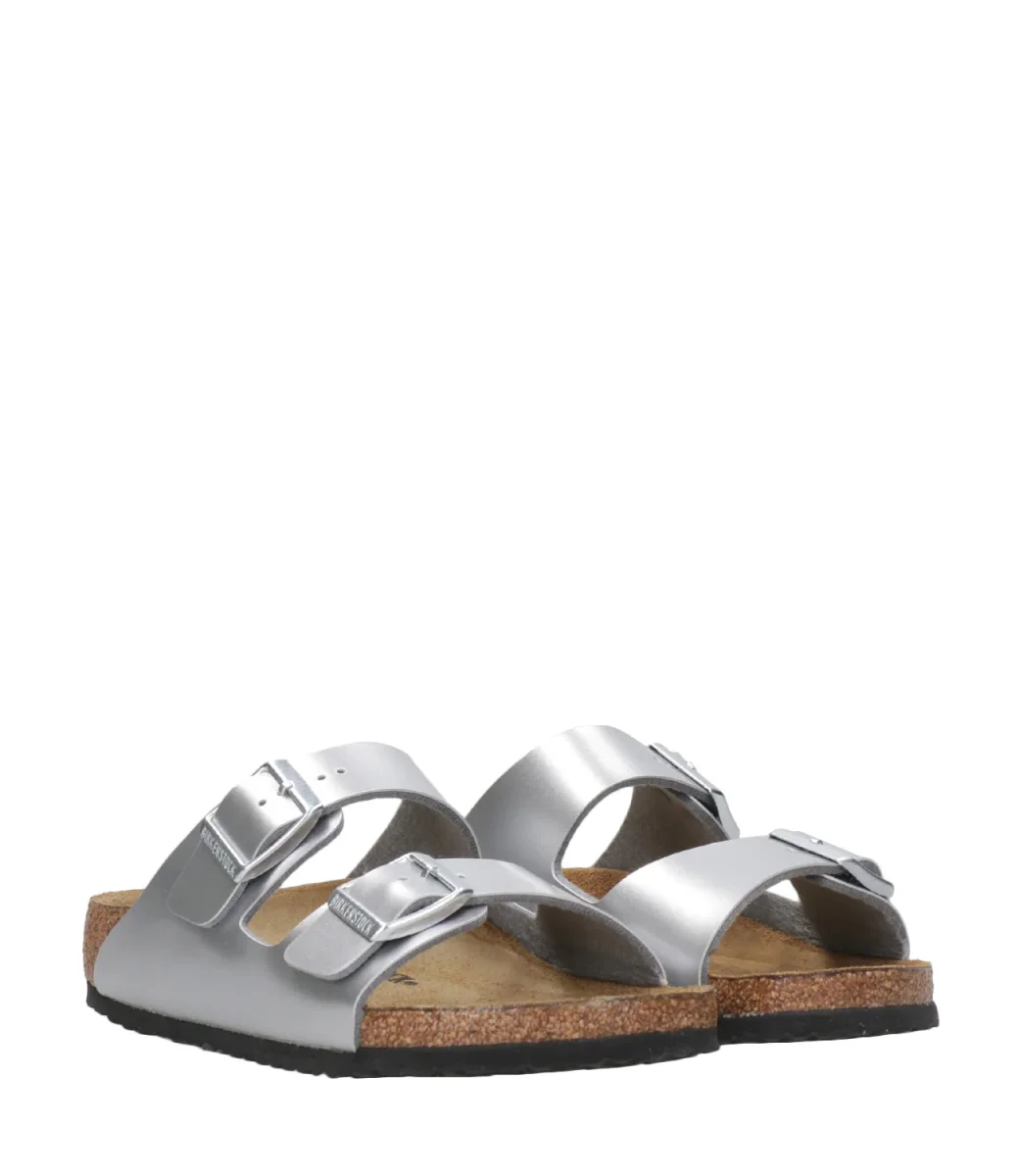 Birkenstok Kids | Sandalo Arizona Argento - immagine 3