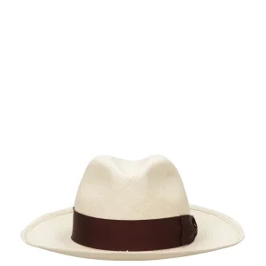 Borsalino | Cappello Panama Paglia e Moro