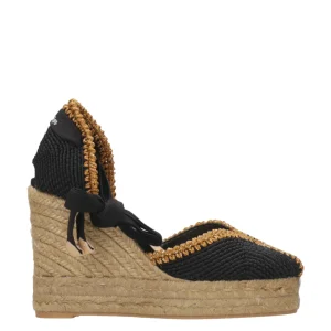 Castaner | Sandalo Coeur Nero e Oro