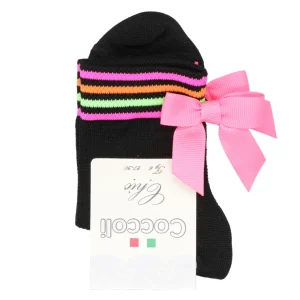 Coccoli | Calzini Nero e Fuxia