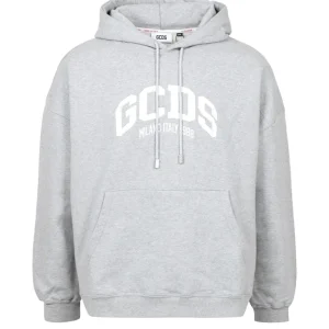 GCDS | Felpa Logo Loose Grigia
