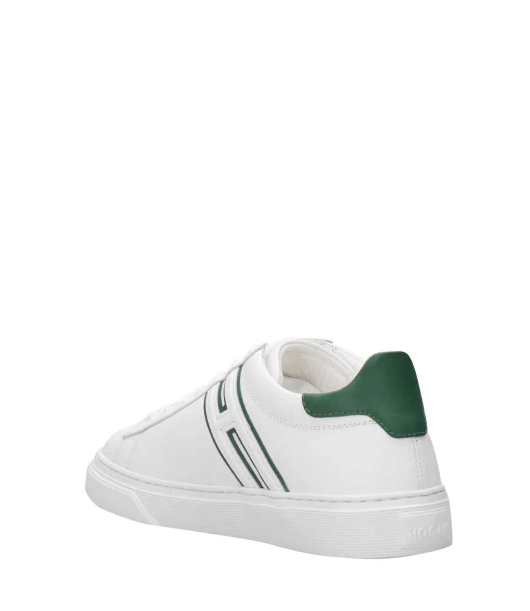 Hogan | Sneakers H365 Canaletto Bianco e Verde - immagine 5