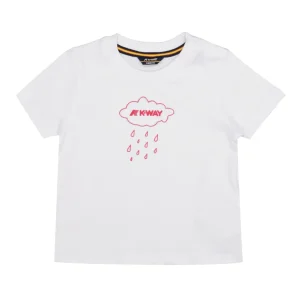 K-Way Kids | T-Shirt Pete K-Rain Bianco