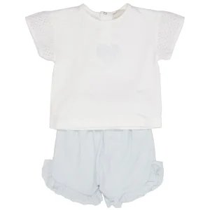 Lalalù | Set T-Shirt e Bermuda Bianco