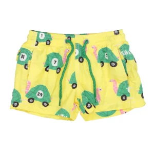 MC2 Saint Barth | Costume Boxer Jean Lighting Giallo e Verde