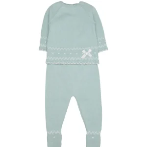 Paz Rodriguez | Set Maglia e Pantalone Verde Acqua