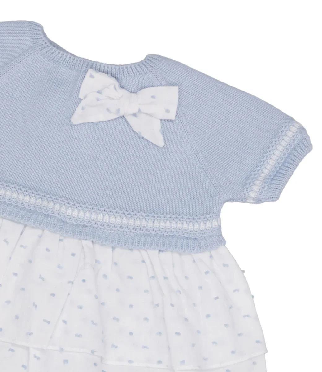 Paz Rodriguez | Abito Lecer Celeste e Bianco - immagine 4