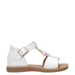 Pom D'Api | Sandalo Poppy Ice Cream Bianco