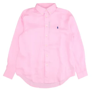Ralph Lauren Childrenswear | Camicia Lino Rosa