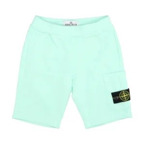 Stone Island Junior | Bermuda Sportivo Verde Acqua