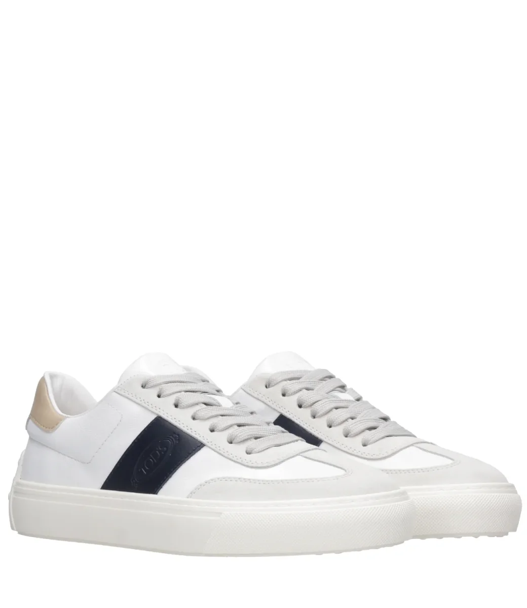 Tod's | Sneakers Bianco e Blu - immagine 3