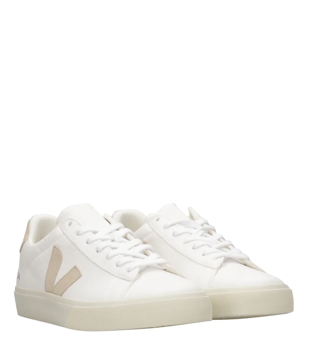 Veja | Sneakers Campo Chromefree Bianco e Mandorla - immagine 3