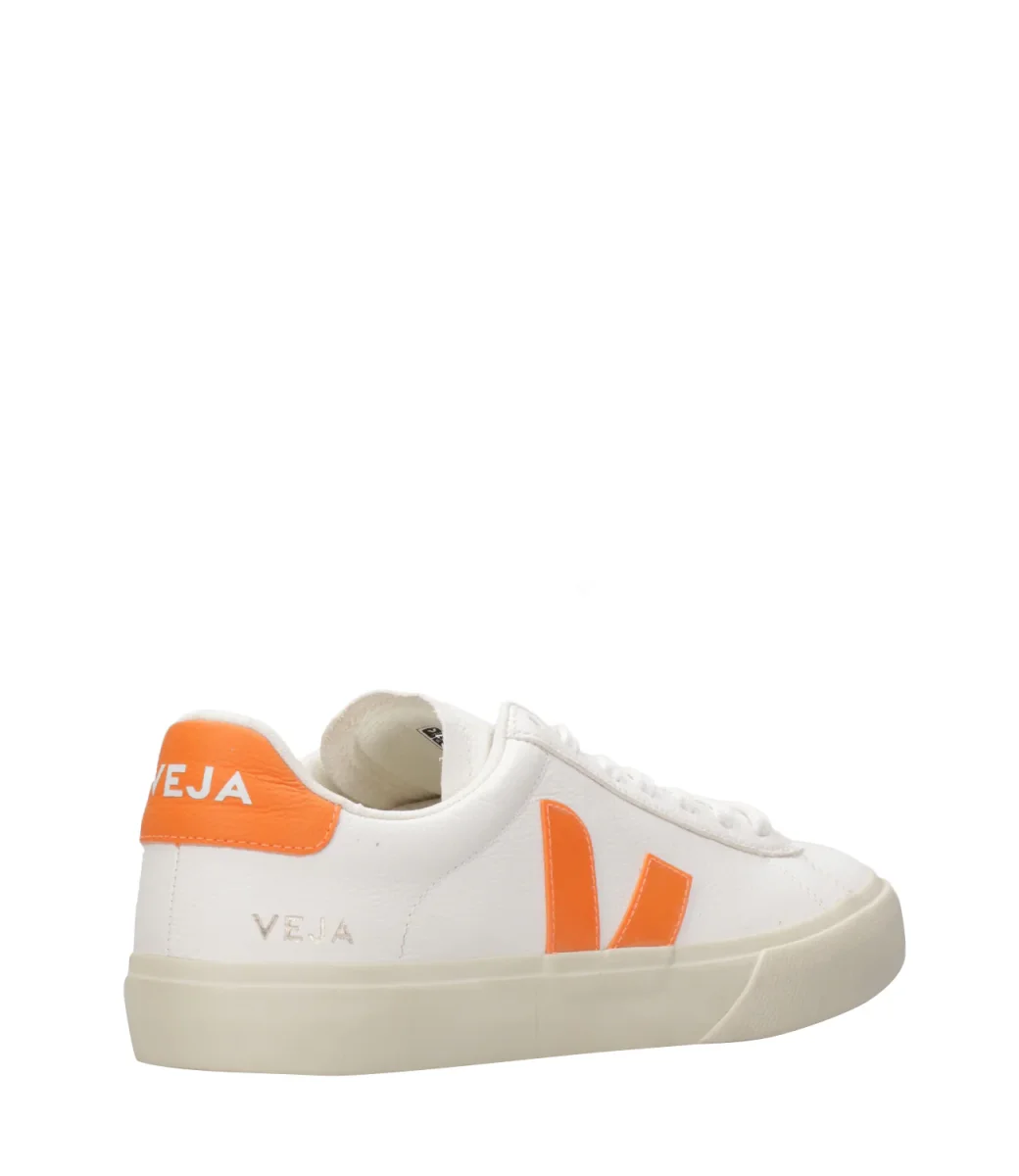 Veja | Sneakers Campo Chromefree Bianco e Arancio - immagine 4