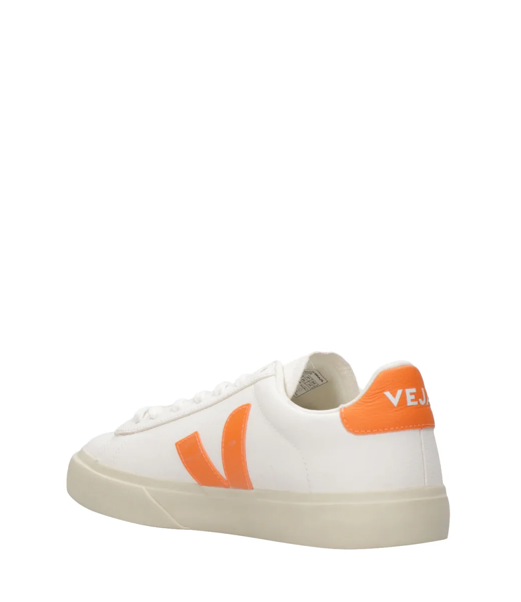 Veja | Sneakers Campo Chromefree Bianco e Arancio - immagine 5
