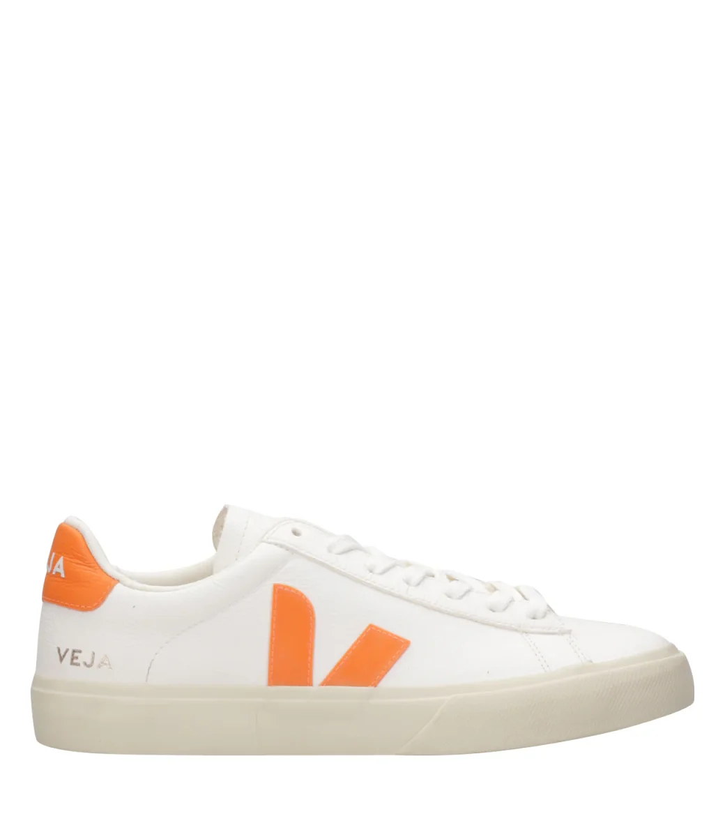 Veja | Sneakers Campo Chromefree Bianco e Arancio