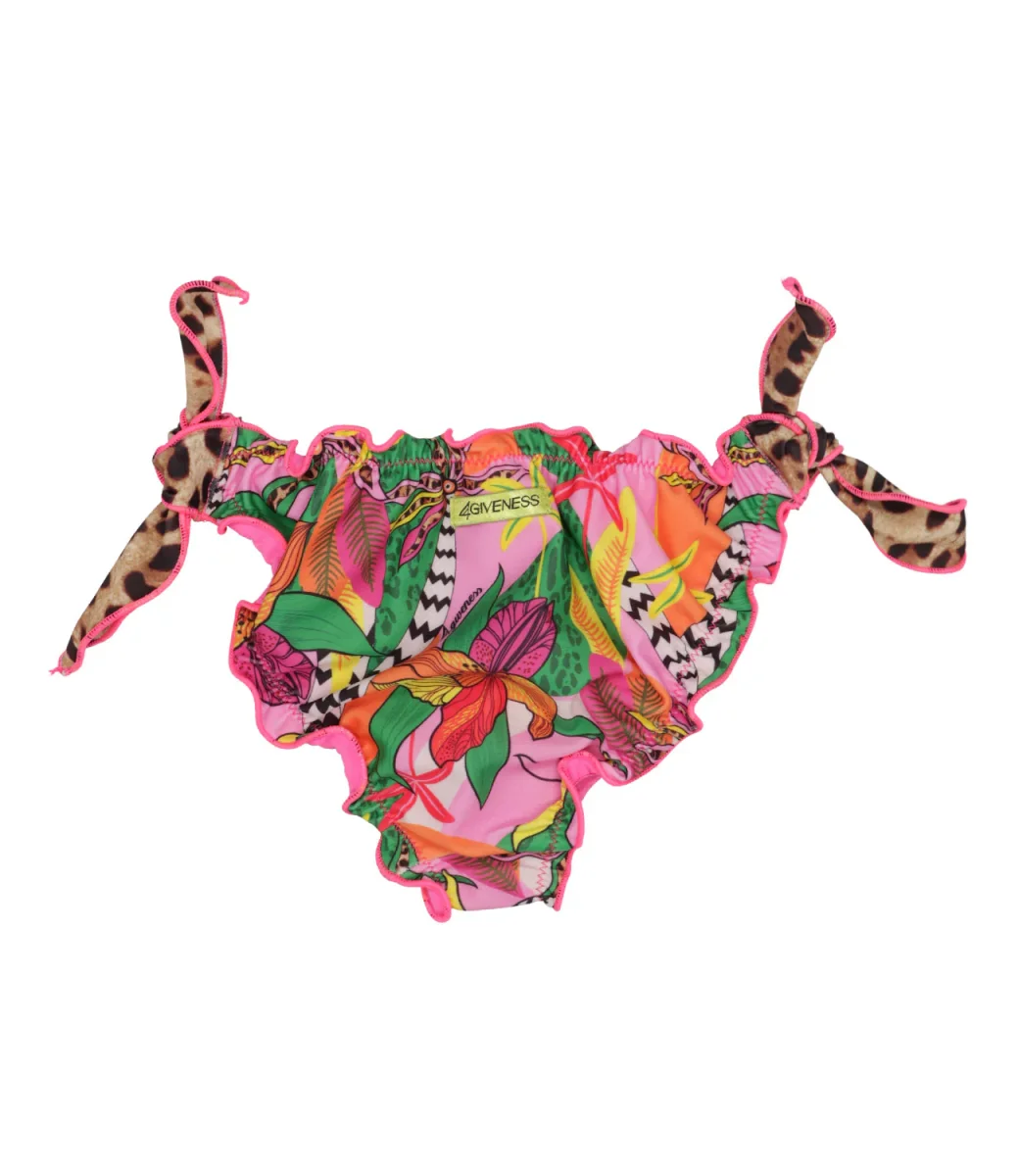 4giveness Kids | Costume Slip Fasano Feel Rosa e Giallo - immagine 3