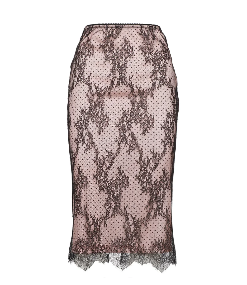 Aniye By | Gonna Leonie Nero e Rosa Antico