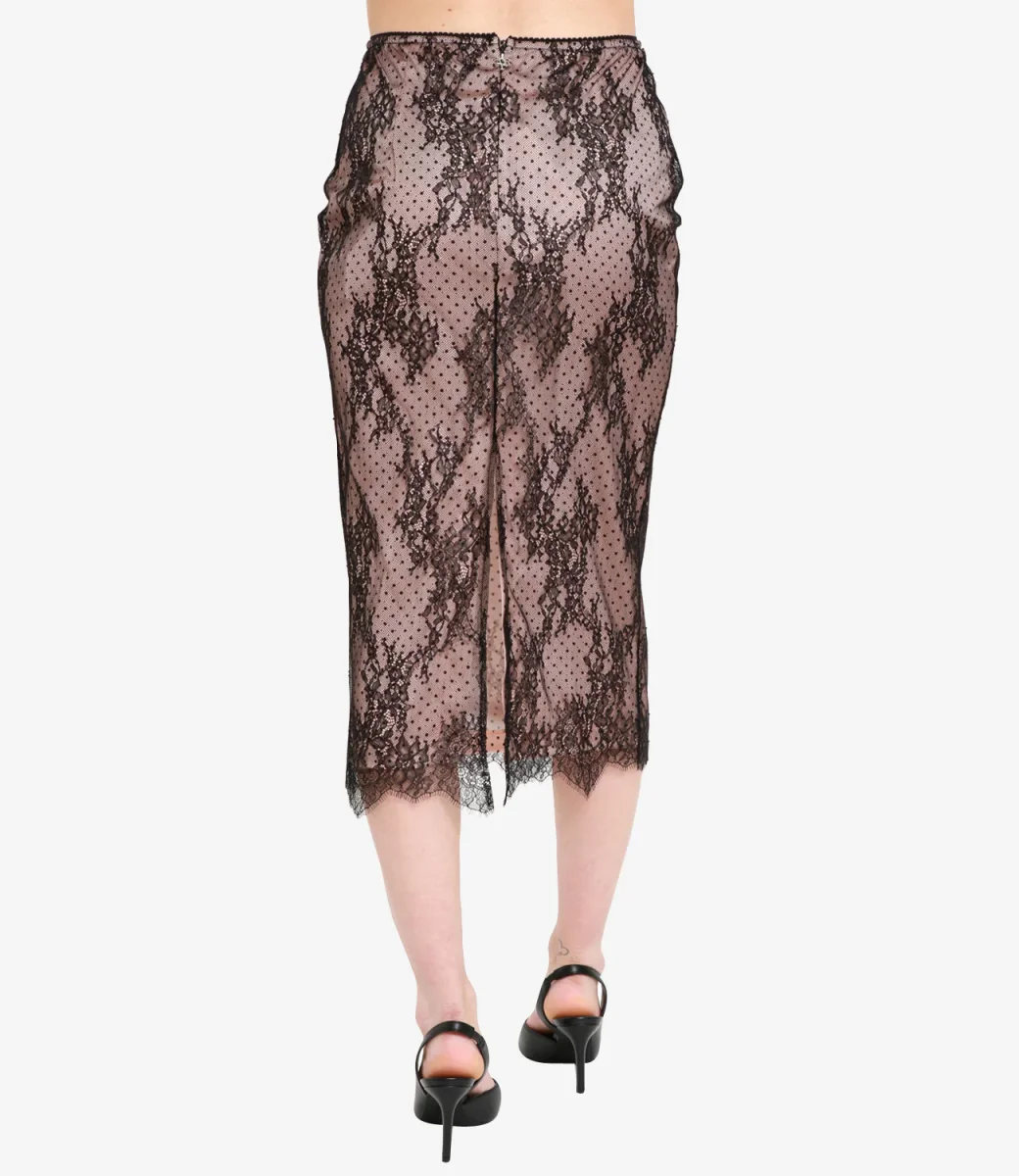 Aniye By | Gonna Leonie Nero e Rosa Antico - immagine 4