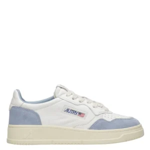 Autry | Sneakers Medalist Low Woman Bianco e Celeste