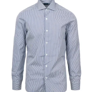 Barba | Camicia Bianca e Blu