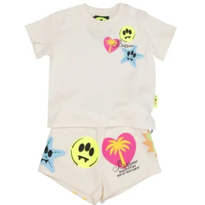 Barrow Kids | Set T-Shirt e Bermuda Crema