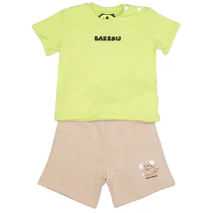 Barrow Kids | Set T-Shirt e Bermuda Lime e Sabbia