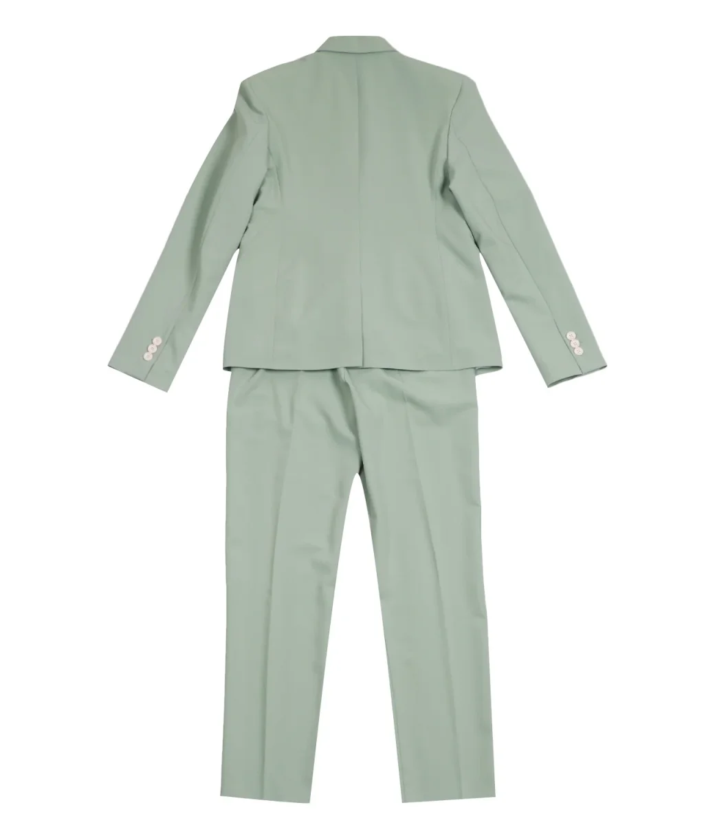 Carlo Pignatelli Junior | Set Abito Giacca Gilet e Pantalone Pistacchio - immagine 3