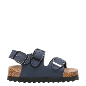 Colors of California Kids | Sandalo 3 Buckles Blu navy
