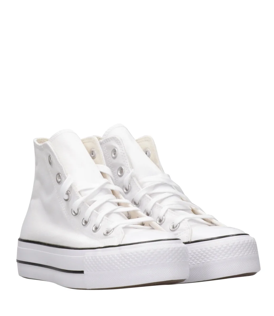 Converse | Sneakers Alta Ctas Lift Hi Bianca - immagine 3
