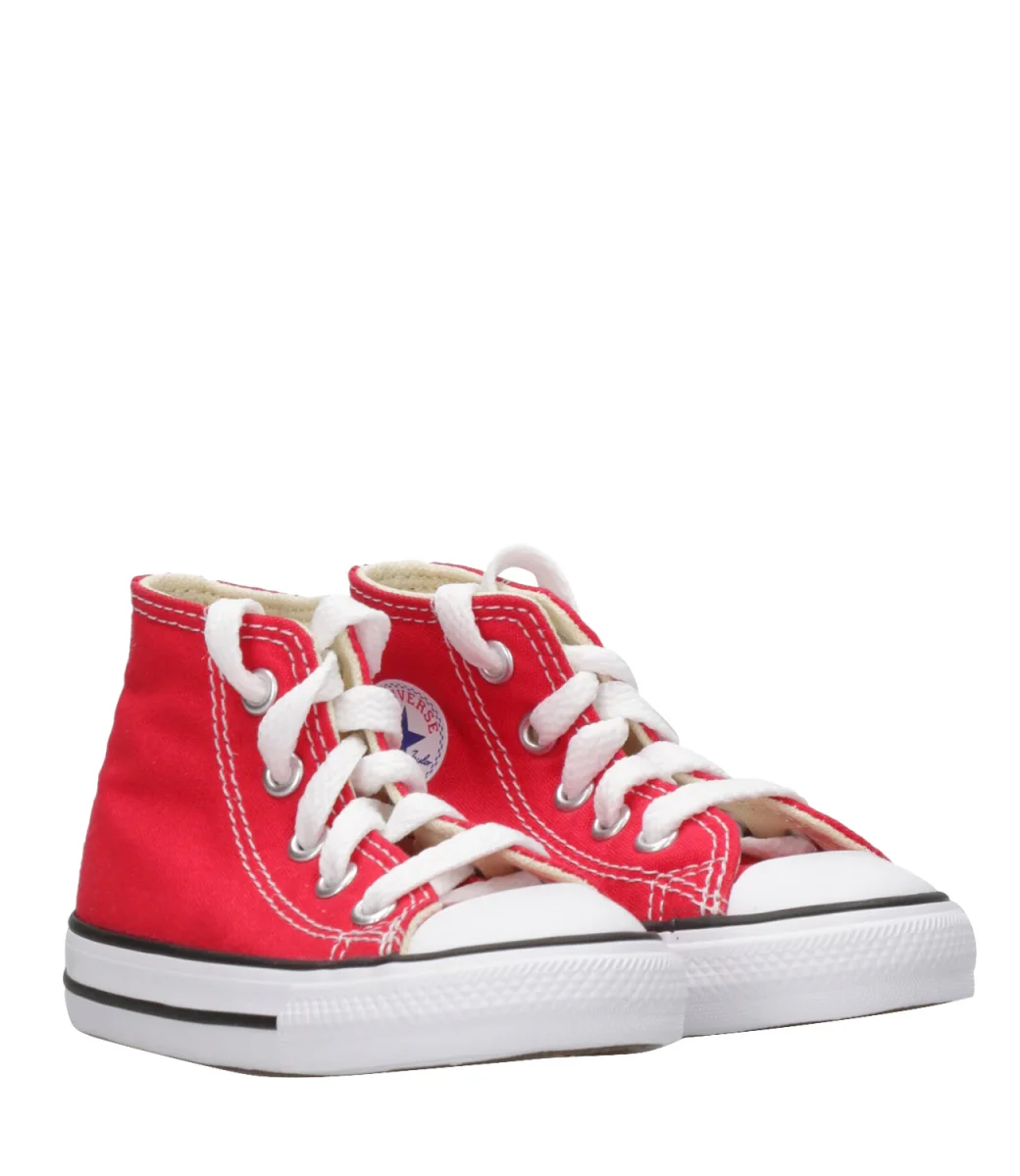 Converse Kids | Sneakers Alta Yths C/T Allstar Hi Rosso - immagine 3