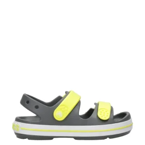 Crocs Kids | Sandalo Crocband Cruiser Grigio e Giallo Fluo