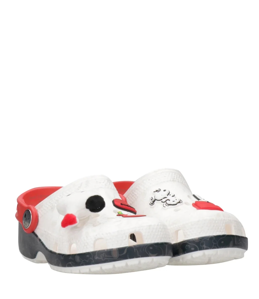 Crocs Kids | Sabot Peanuts Classic Clog T Bianco e Nero - immagine 3