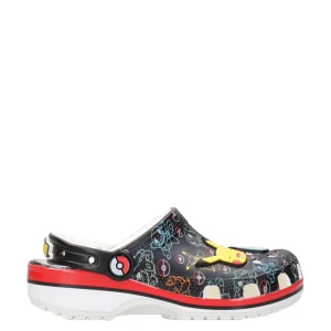 Crocs Kids | Sabot Pokemon Print Classic Clog T Nero e Rosso