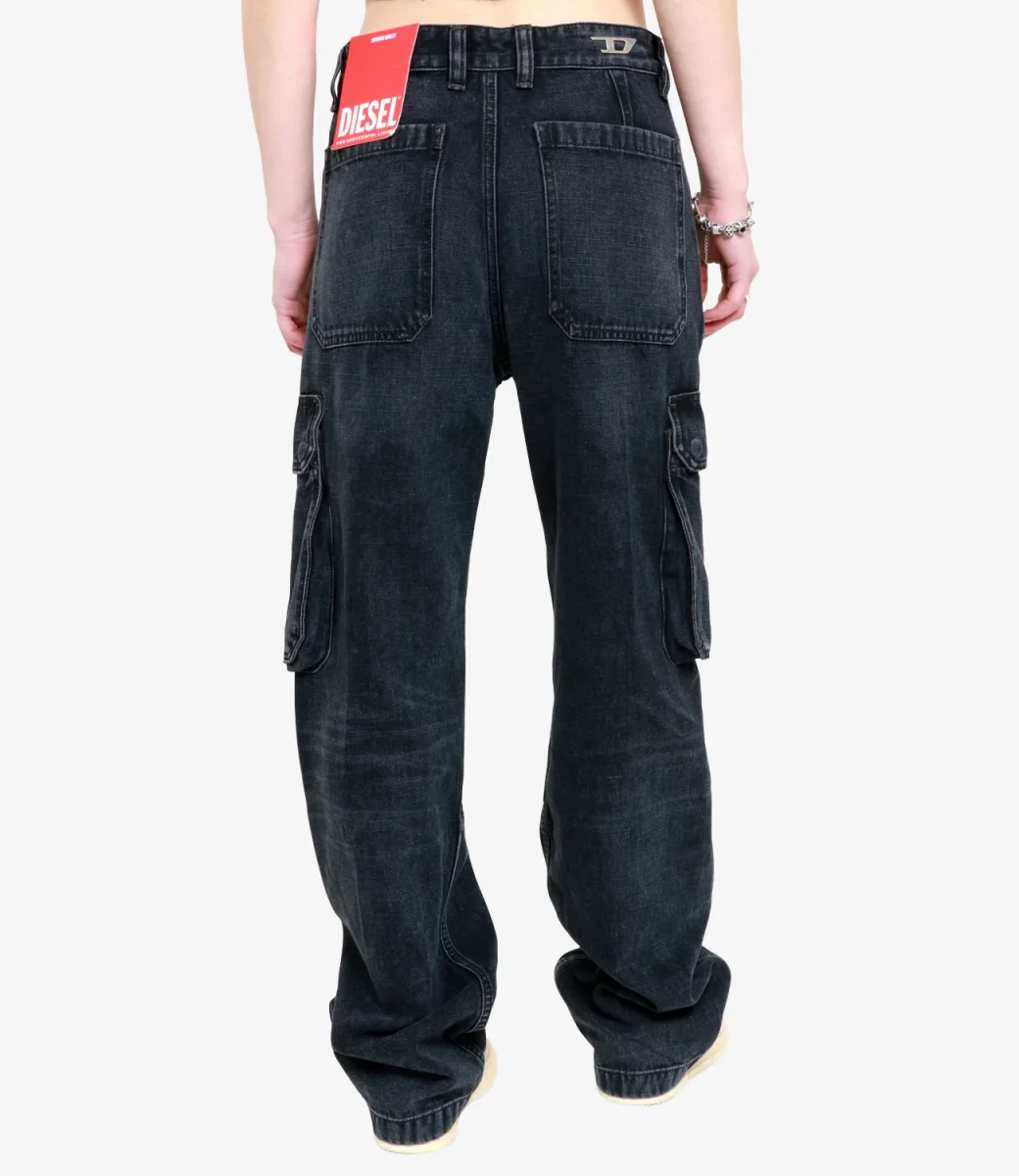 Diesel | Jeans D-Pot-Cargo Denim nero - immagine 4