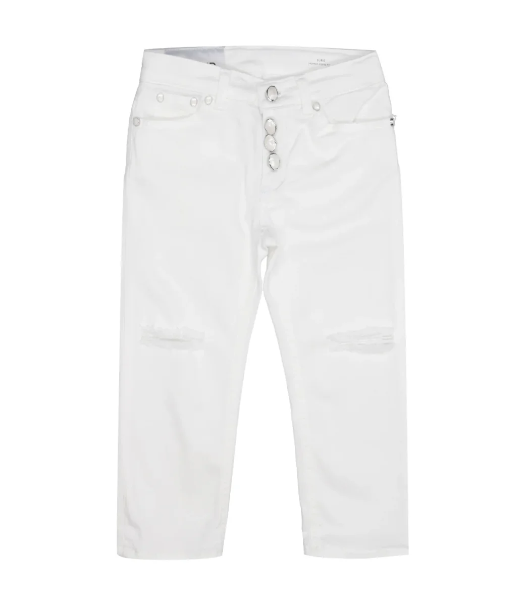Dondup Kids | Jeans Surie Gioiello Bianco - immagine 2