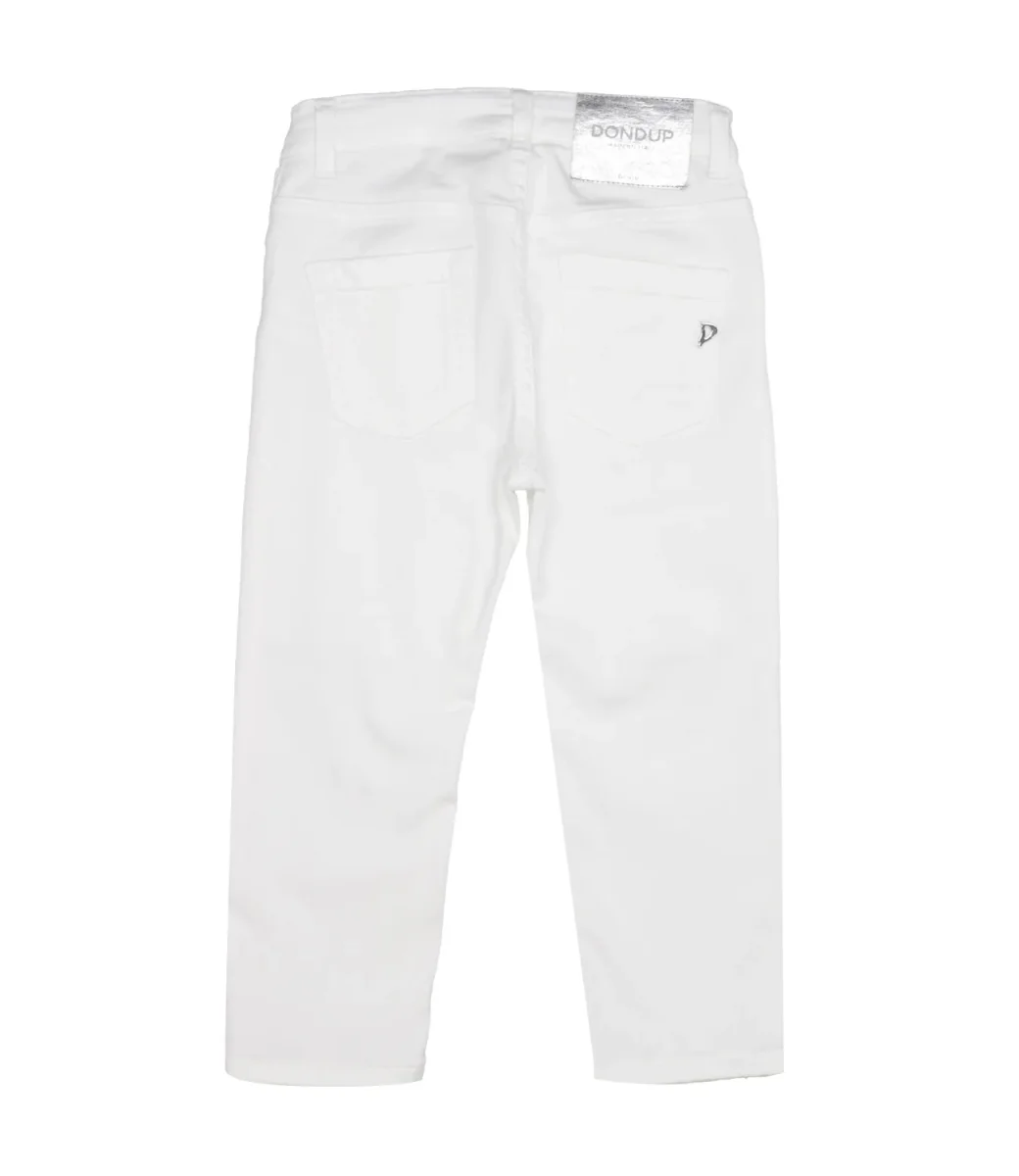 Dondup Kids | Jeans Surie Gioiello Bianco - immagine 3