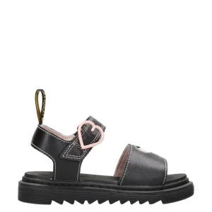 Dr Martens Kids | Sandalo Marlowe Hearts T Nero e Rosa