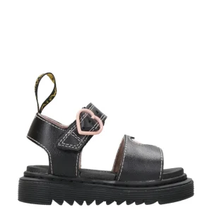 Dr Martens Kids | Sandalo Marlowe Hearts T Nero e Rosa
