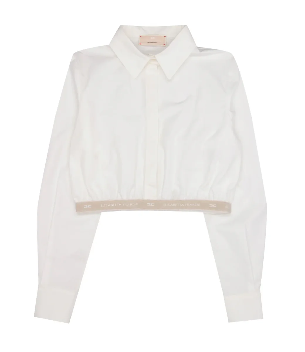 Elisabetta Franchi La Mia Bambina | Camicia Avorio