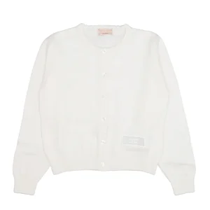 Elisabetta Franchi La Mia Bambina | Cardigan Panna