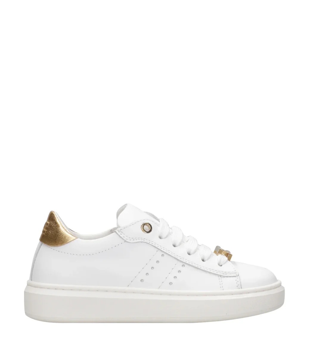 Elisabetta Franchi La Mia Bambina | Sneakers Bianco e Oro