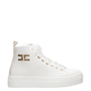 Elisabetta Franchi La Mia Bambina | Sneakers Bianco e Oro