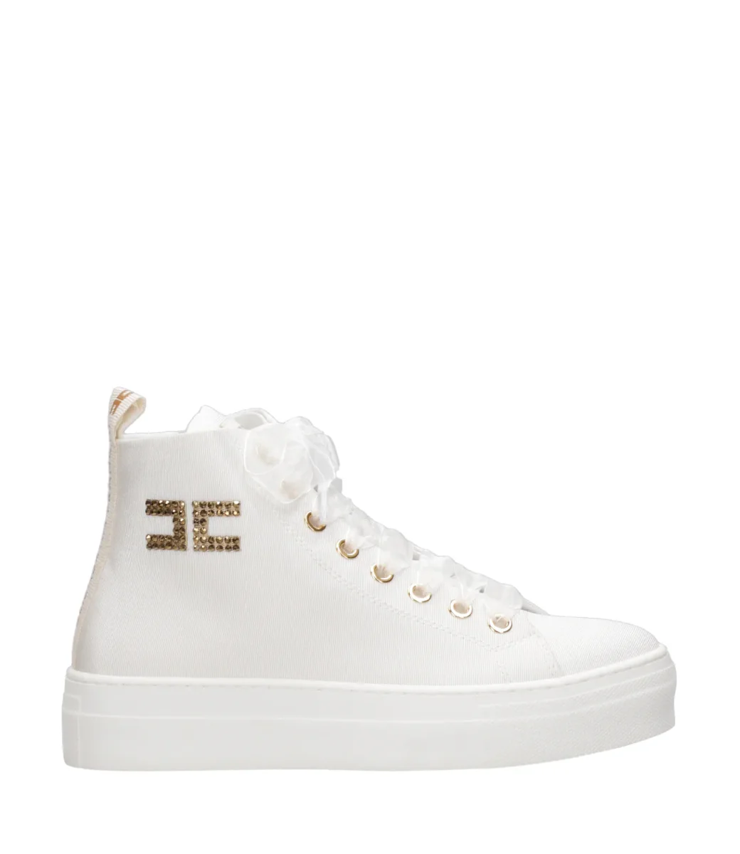 Elisabetta Franchi La Mia Bambina | Sneakers Bianco e Oro