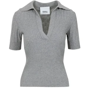 Erika Cavallini | Polo Eleonora Grigio perla