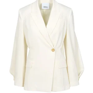 Erika Cavallini |Giacca Giuditta Panna