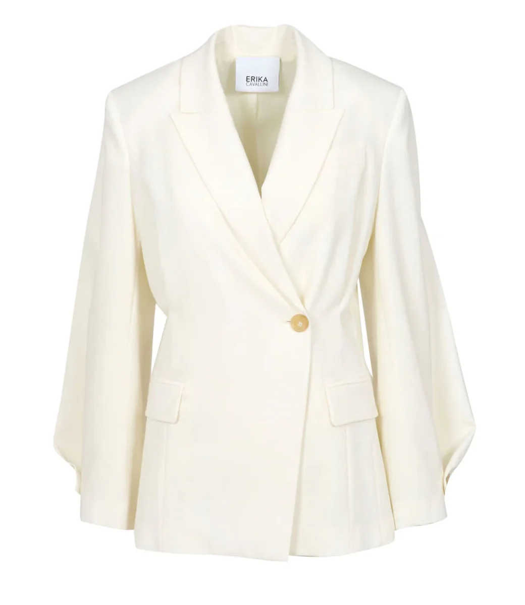 Erika Cavallini |Giacca Giuditta Panna
