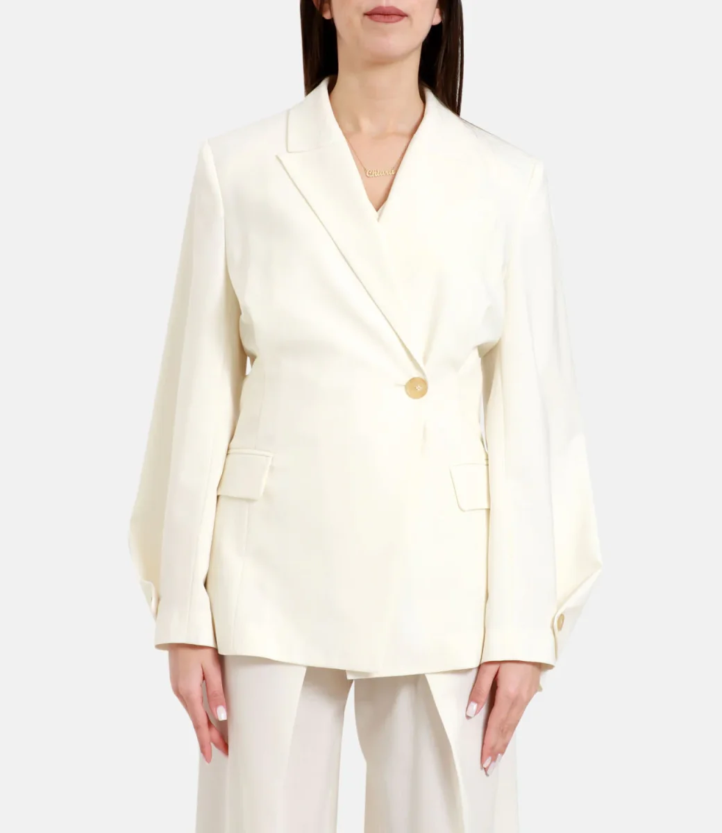 Erika Cavallini |Giacca Giuditta Panna - immagine 3