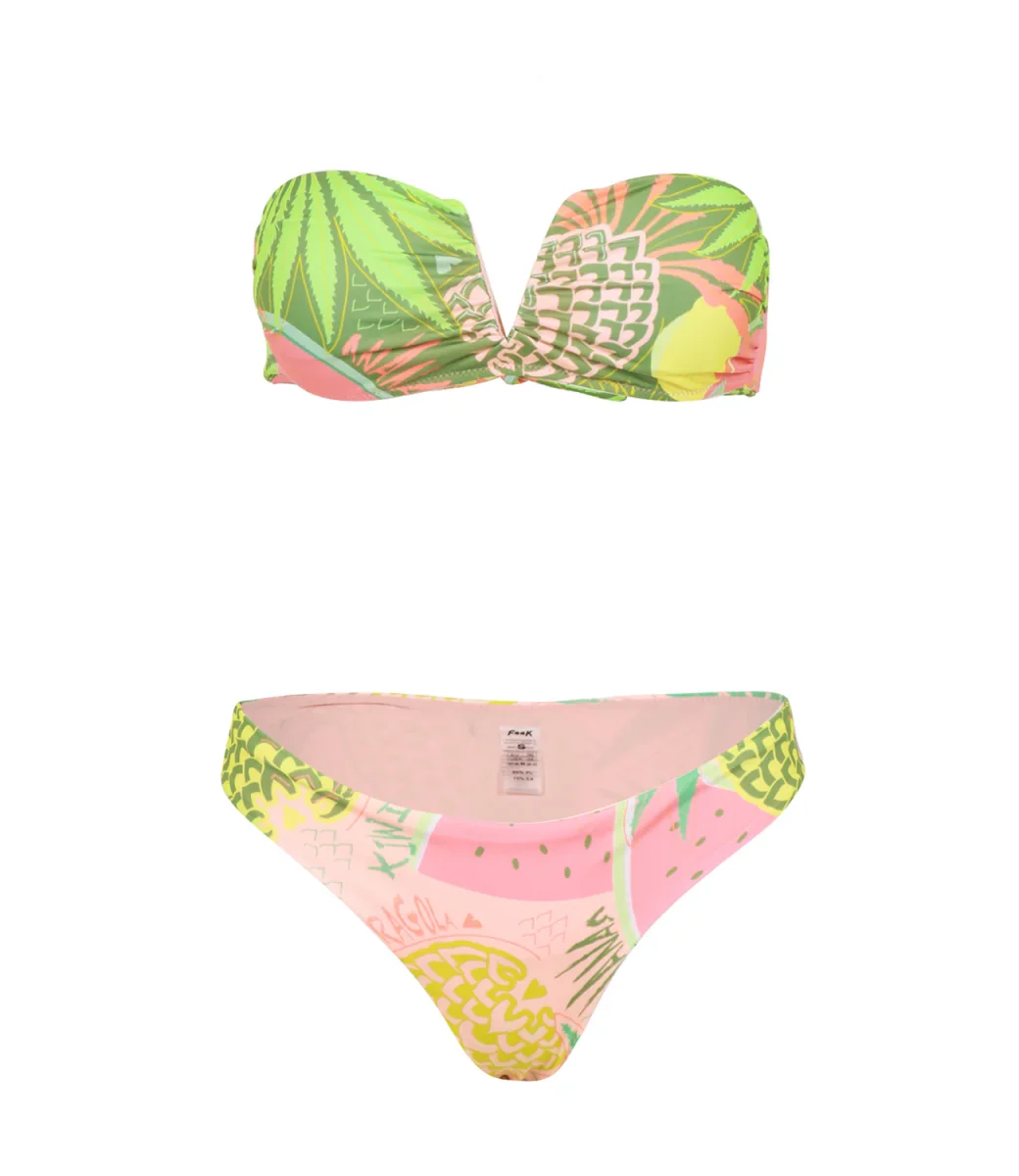 F**K Project | Costume Bikini Verde e Rosa