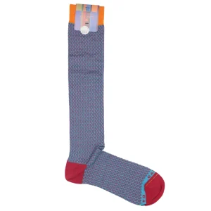 Gallo | Calzini Turchese e Rosso