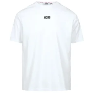 GCDS | T-Shirt Eco Logo Bianca